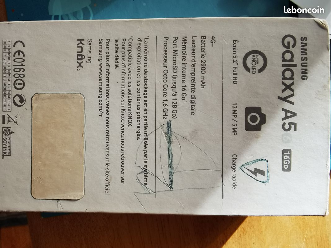 Samsung galaxy A5 2016 16go (image 2)