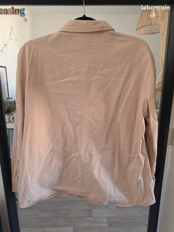 Surchemise rose poudré M (image 5)