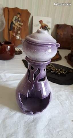Bougeoir violet (image 1)