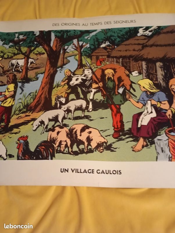 ANCIENNE AFFICHE SCOLAIRE SUDEL RECTO VERSO | France