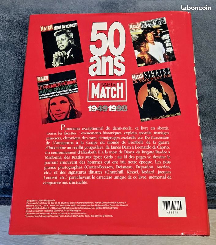 Collector 50 ans de Paris-MATCH de 1949 à 1998 (image 2)