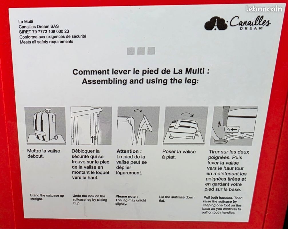 Valise bébé 6 en 1 Canaille Dream (image 14)