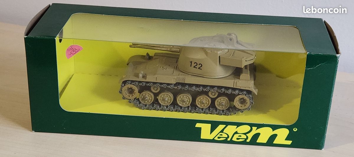 Solido Verem 1/50, char AMX 13 Bitube DCA, armée Française