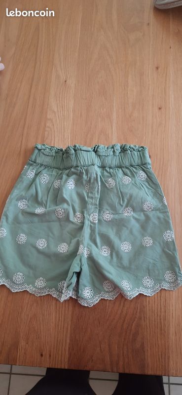 Combinaison Short Bébé Fille Sergent-major 6 Mois - Imprimé Fleuri Coton - Neuf Avec étiquettes