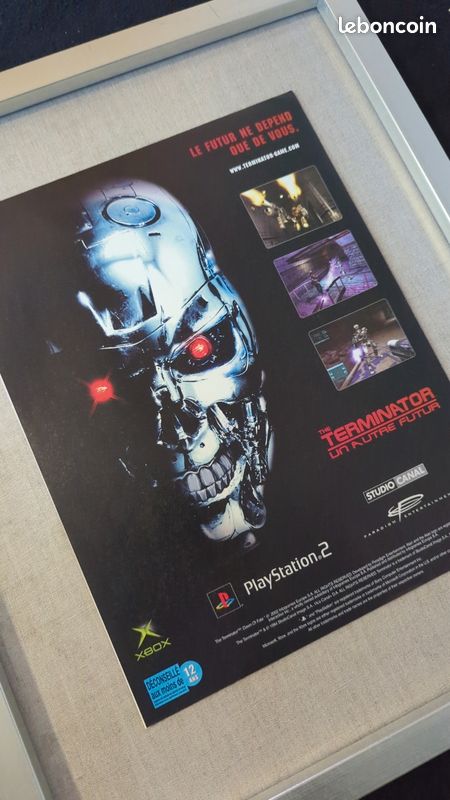 Terminator: Un Autre Futur - Jeu PS2 En état De Marche, Compatible PS3 (modèle 60 Go)