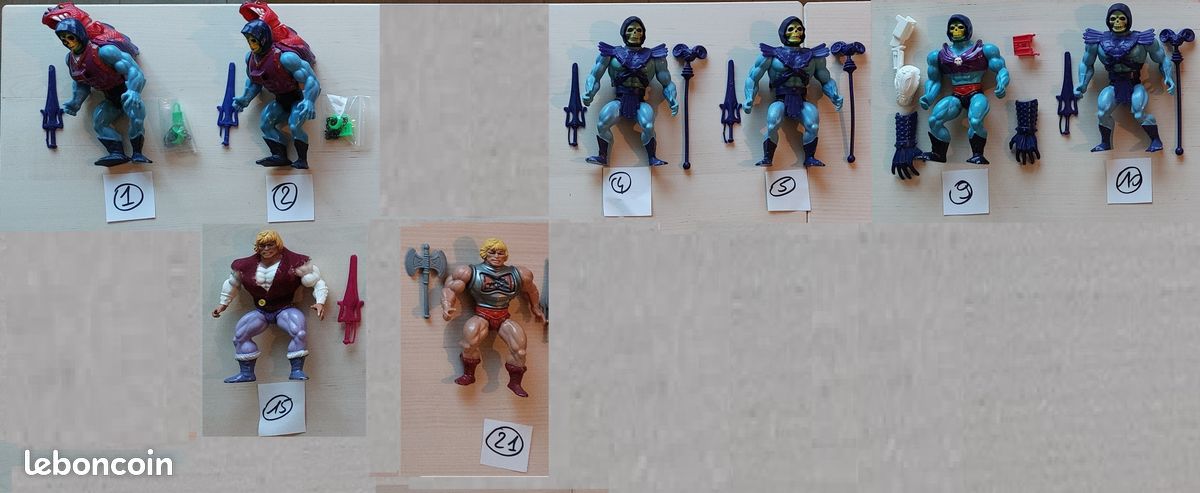Figurine Vintage Musclor – Les Maîtres De L'Univers (MOTU) – Mattel France 1984