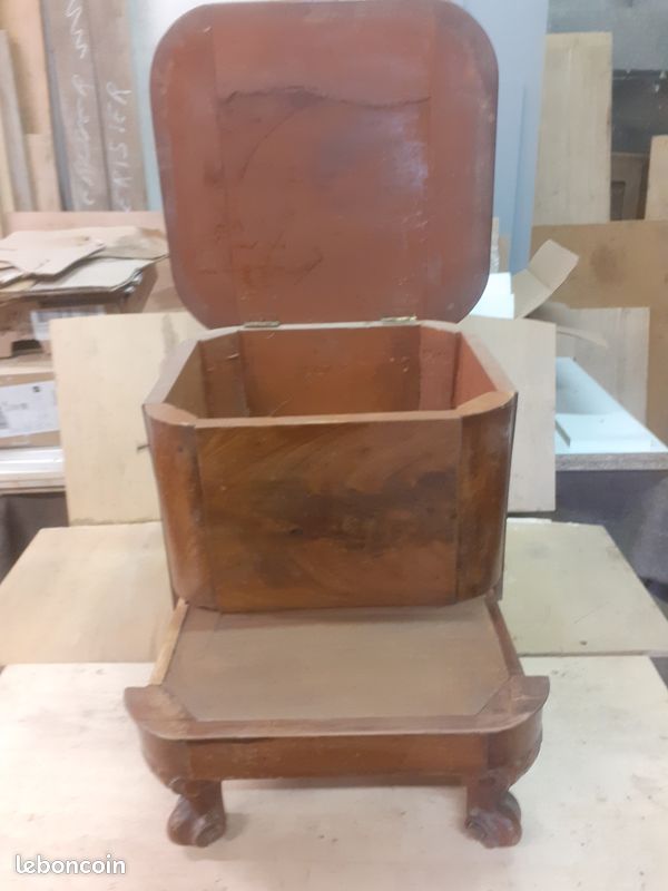 Coffre ancien cache pot (image 2)