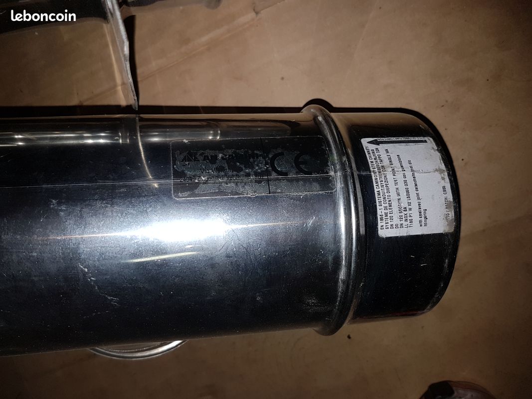 Poele à bois Tuyaux Inox 120mm (image 3)