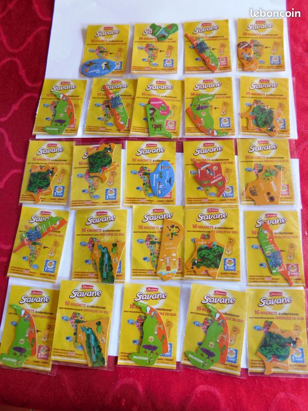 Magnets Brossard Savane Amérique du sud 0.50 euros pièce (image 1)