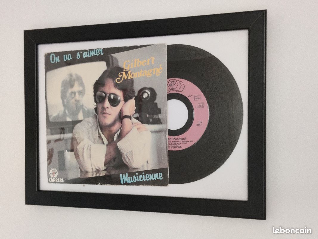Vinyle encadré - Gilbert Montagné (image 1)