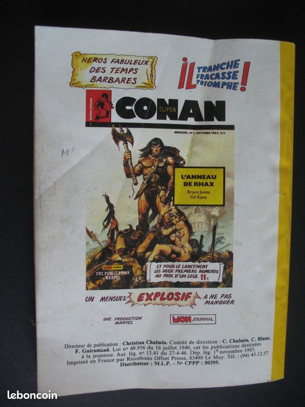 BD - Yataca - Mensuel N° 209 - Novembre 1985 (image 2)