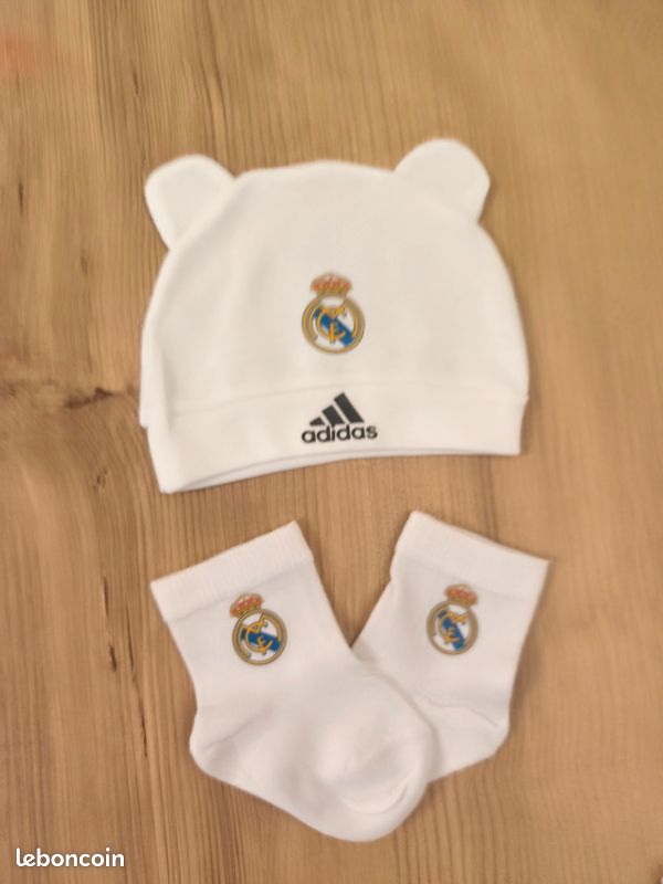Bonnet De Football Adulte Real Madrid Blanc ADIDAS