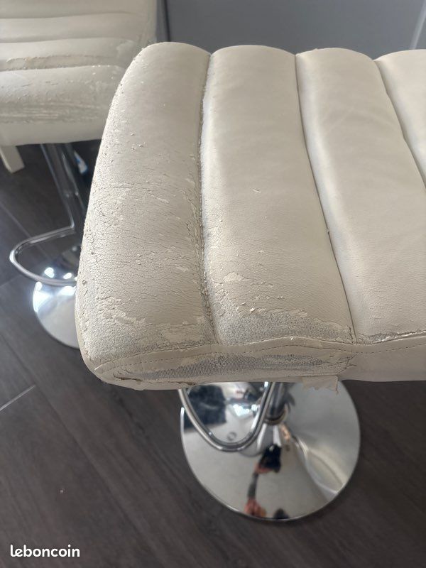 Lot de 3 Chaises blanches conforama de cuisine (image 6)