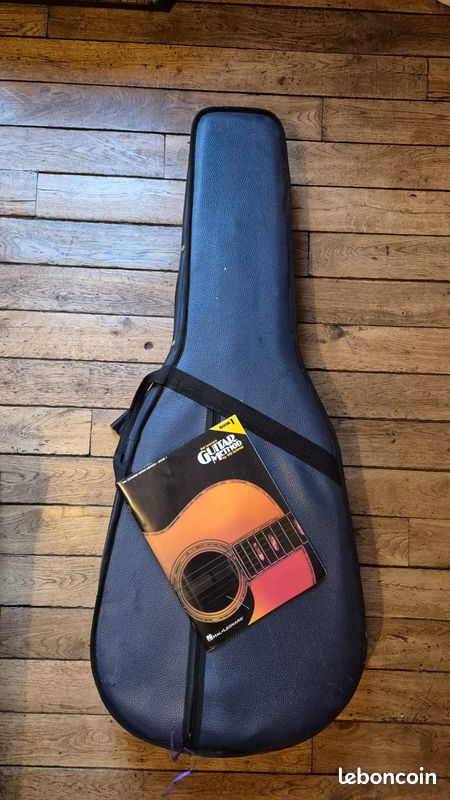 Guitare acoustique Aria AF 20 3/4 + étui + sangles (image 11)