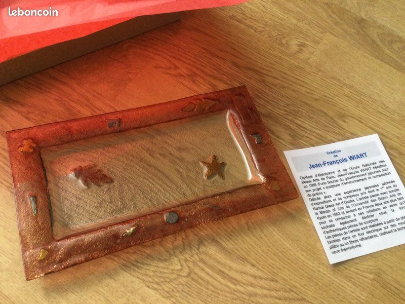 Vide poche en verre de Jean-François Wiart (image 1)