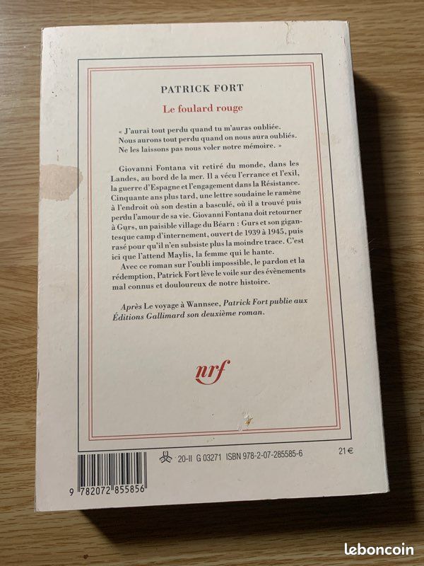 Le foulard rouge Patrick Fort (image 2)