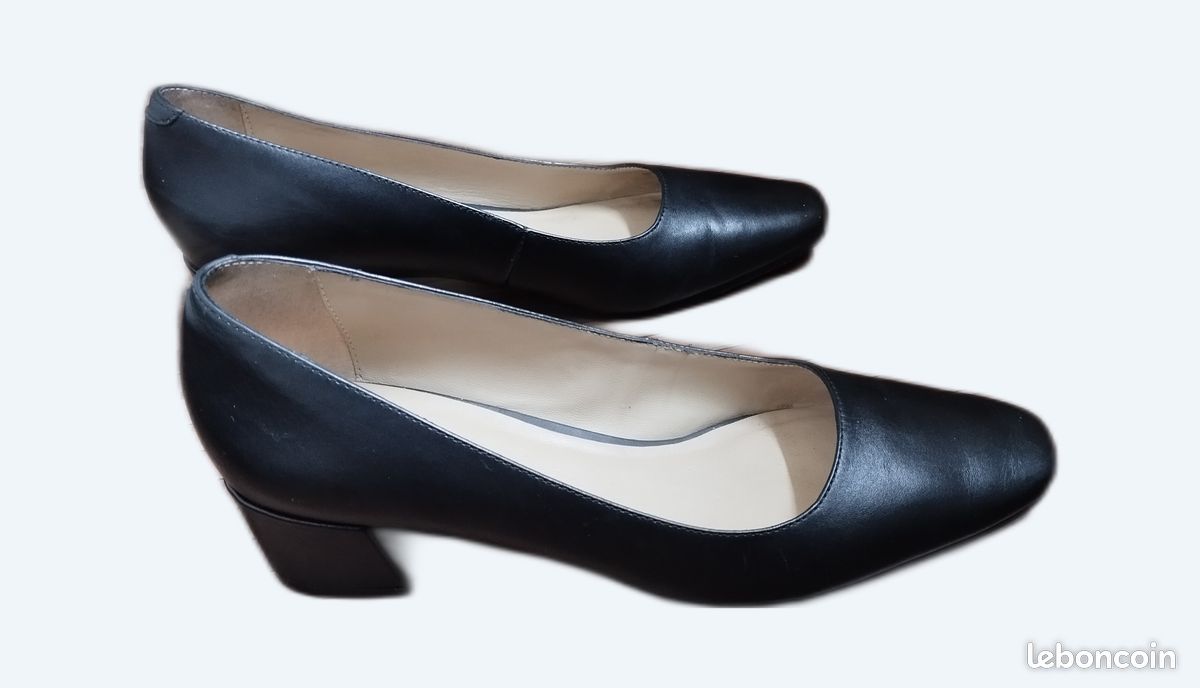 Escarpin bleu marine San Marina (image 1)