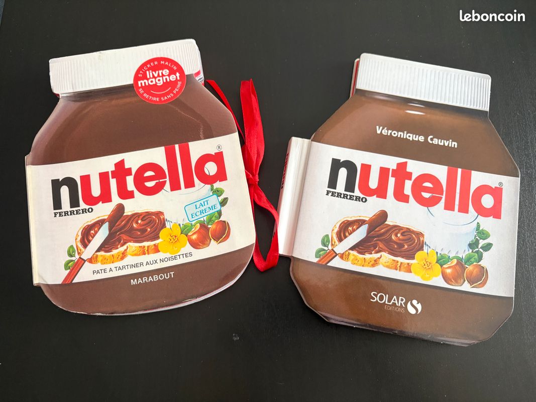 Lot de 2 livres de cuisine Nutella (image 1)