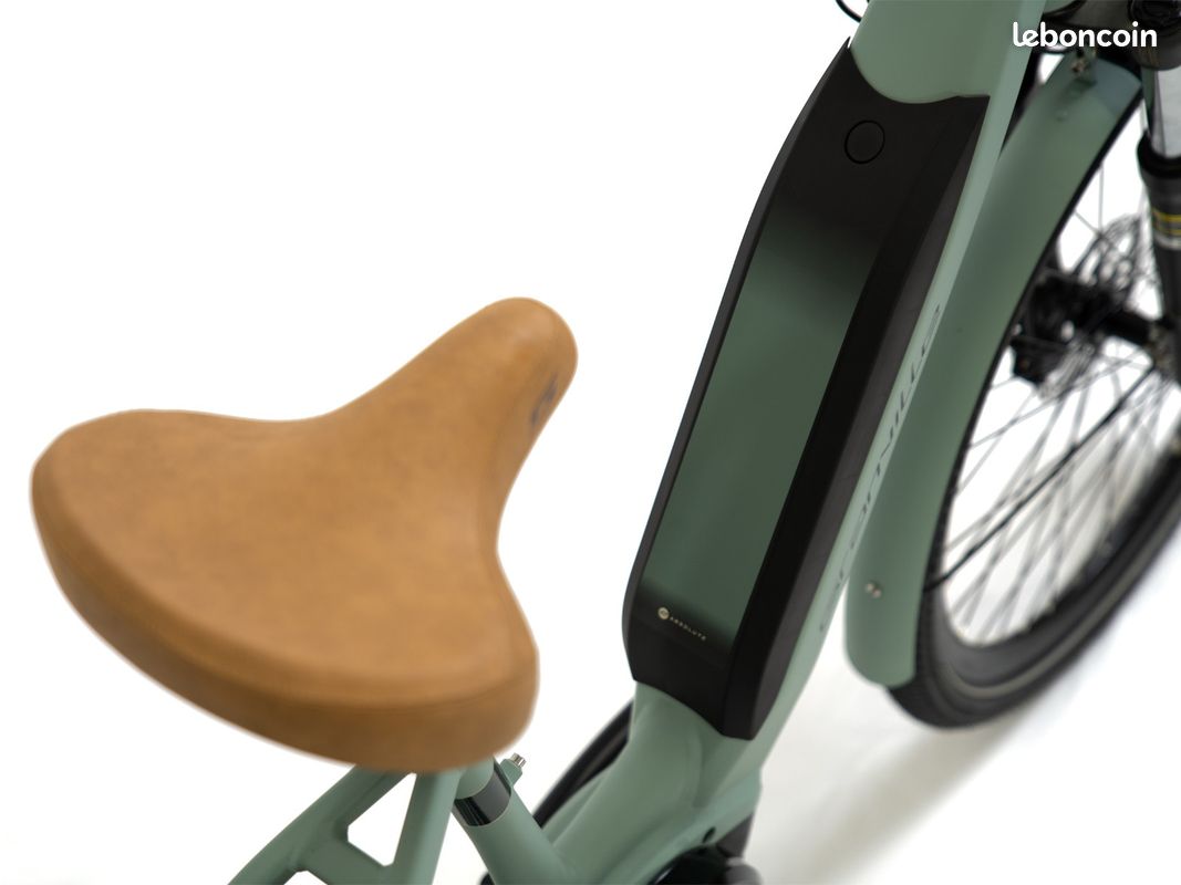 GRANVILLE e-Absolute 34+ Bosch Active Line Plus 400WH vert d'eau mat 2024 Couleur - Vert amande, Ta (image 3)