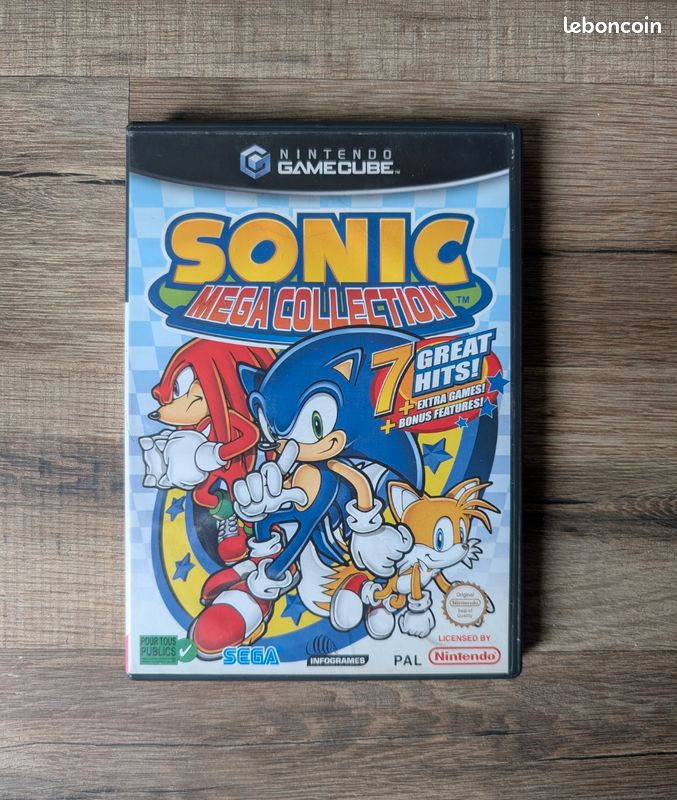 Jeu Vidéo Pal FRA Bon état Jeu Sonic Mega Collection Pour GameCube – Version PAL FR Complète, Bon état Super Monkey Ball GameCube