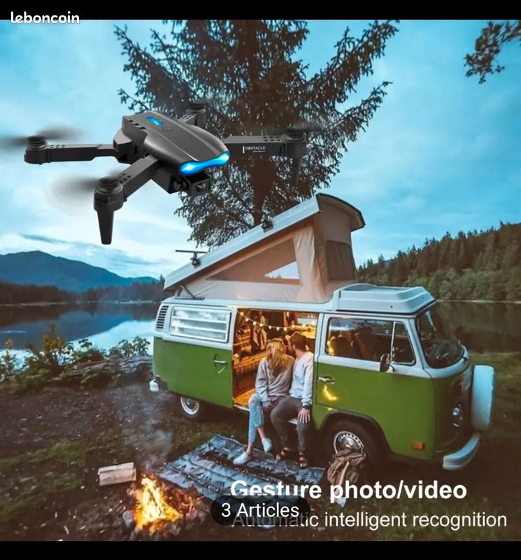 Lot de deux Drones double caméra (image 2)