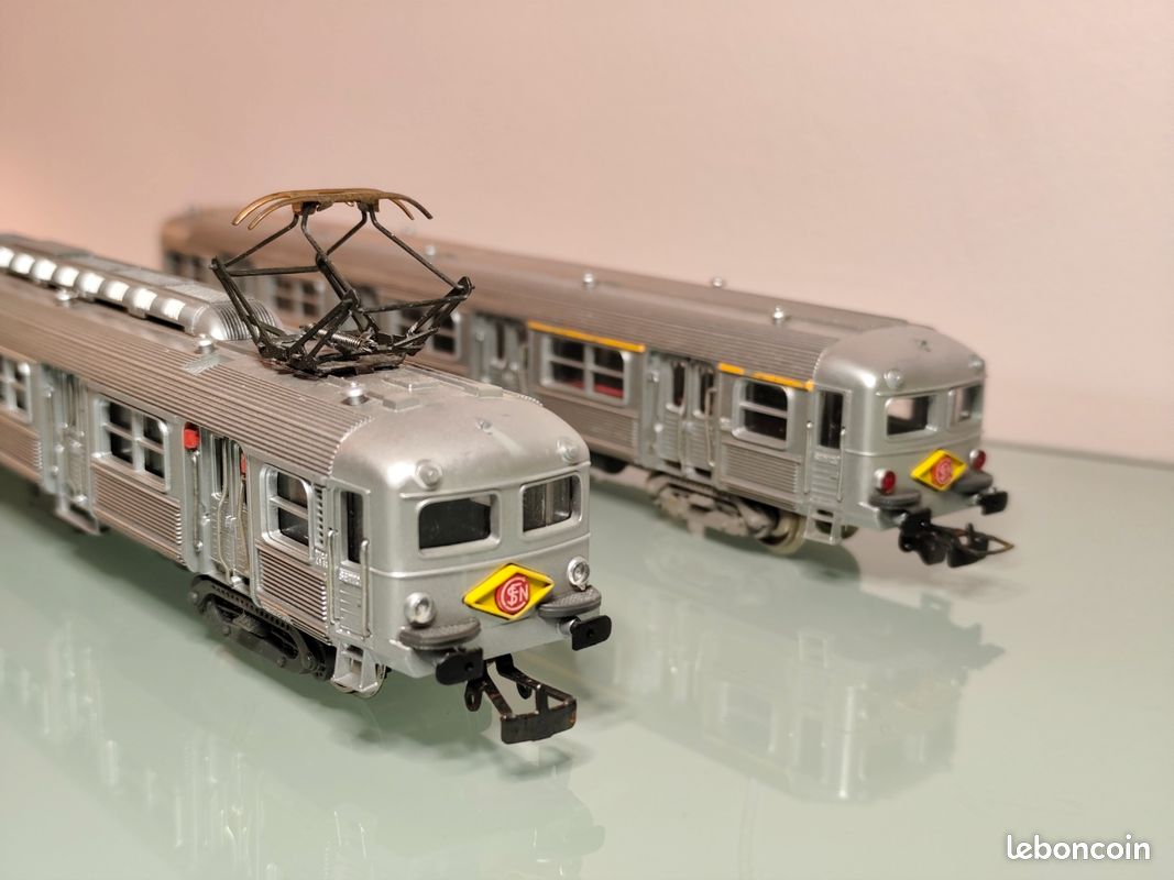 Voiture Voyageurs SNCF Type DEV INOX 1ère Classe A8 - Jouef - Échelle HO - Occasion Bon état