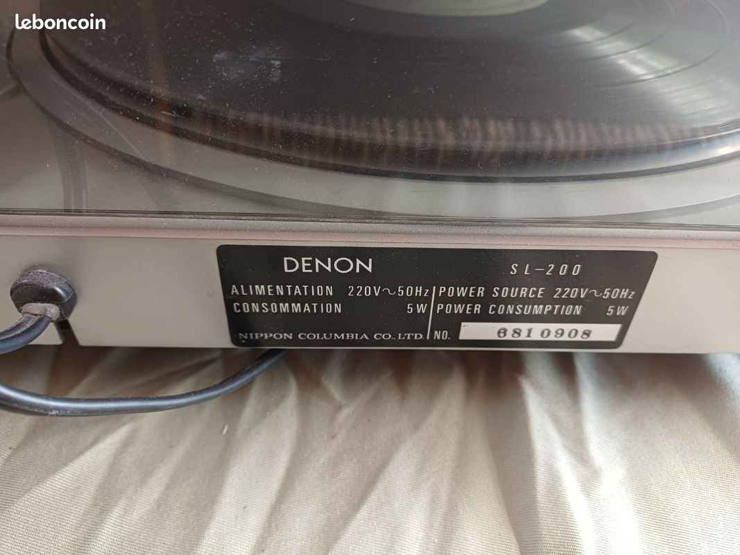 Platine vinyle denon sl-200 (image 2)