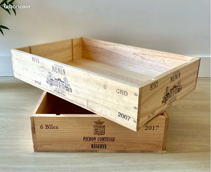 Zerone boîte vintage Boîte de rangement rétro Boîte de rangement à bijoux vintage Caisse en bois