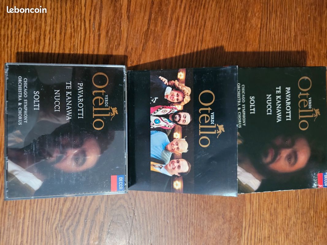 OTELLO opera Verdi 2cd avec Pavarotti et Solti (image 1)