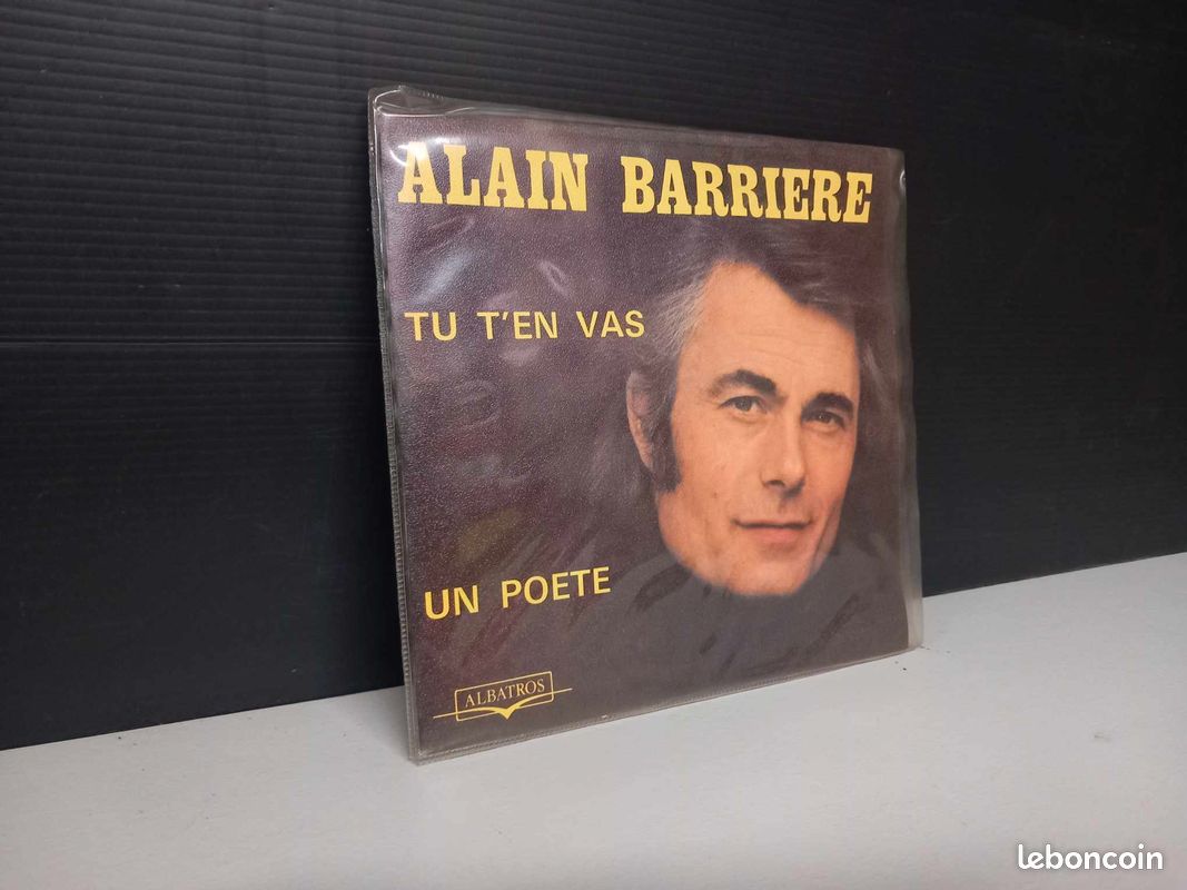 Vinyle 45 tours - Alain Barrière/Noelle Cordier - tu t’en vas (image 1)