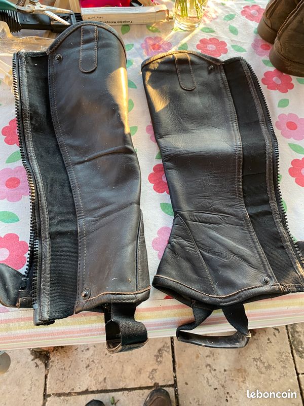 Sangles Élastiques Pour Jambes De Cheval Shires – Lot De 2, Noir, Attache Facile