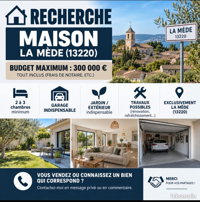 Maison 4 pièces 80 m² · à Châteauneuf-les-Martigues · 80 m² · 300 000 €