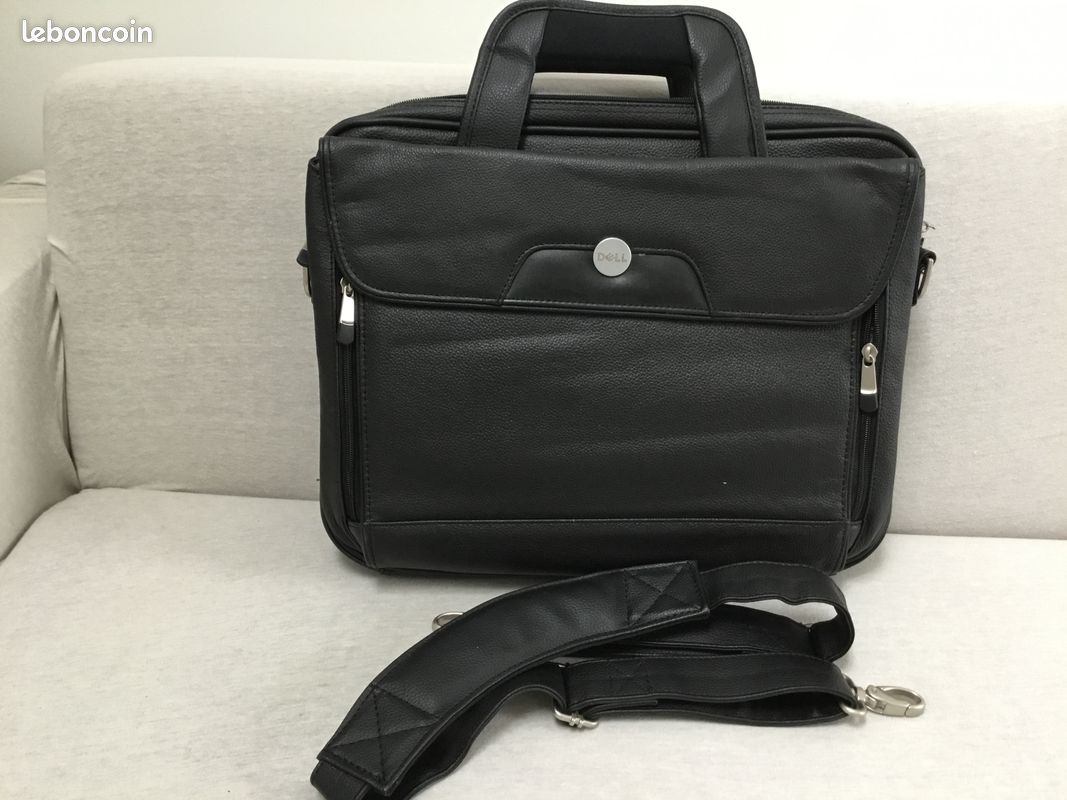 Sac Ordinateur Portable en cuir (Dell original) (image 1)