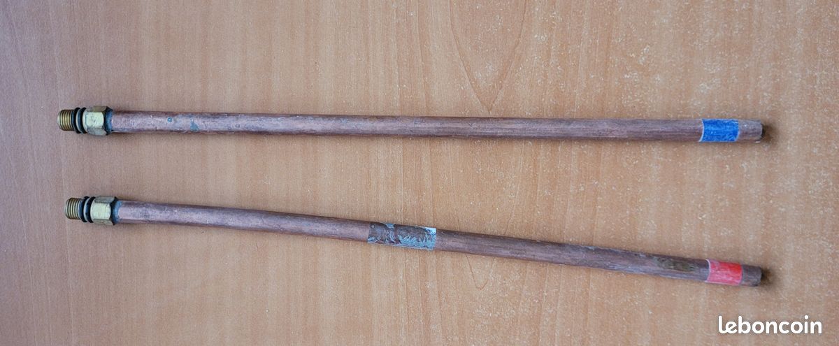 2 tiges cuivre pour robinet d10 (image 1)