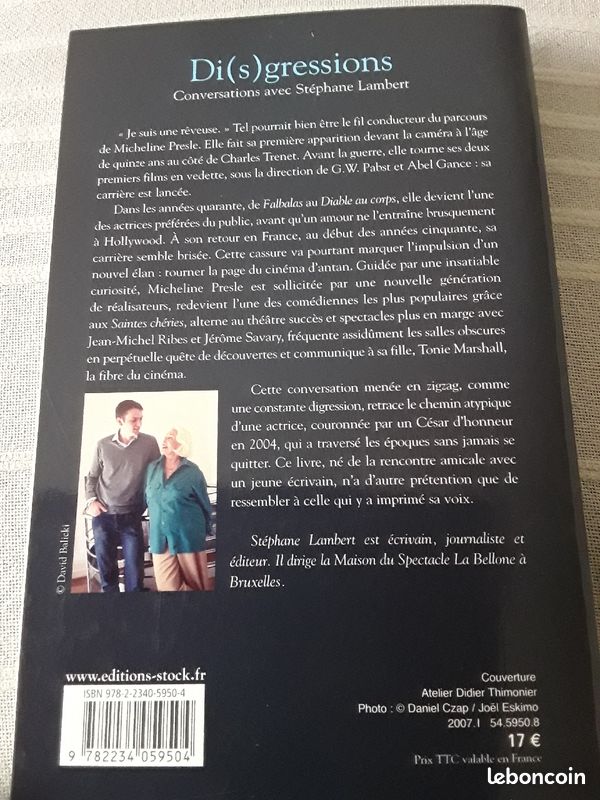 Micheline PRESLE : DISGRESSIONS 📚 (image 2)