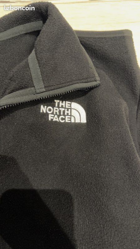 The North Face Pull Noir 1/4 Zip Taille M (image 2)