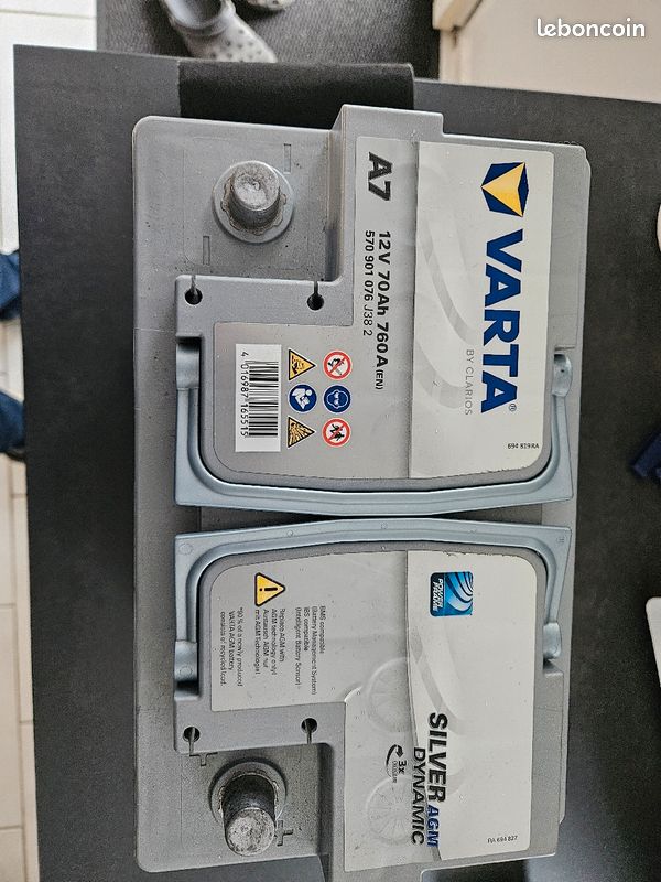 Varta A7. Batterie de voiture Start-Stop Varta 70Ah 12V