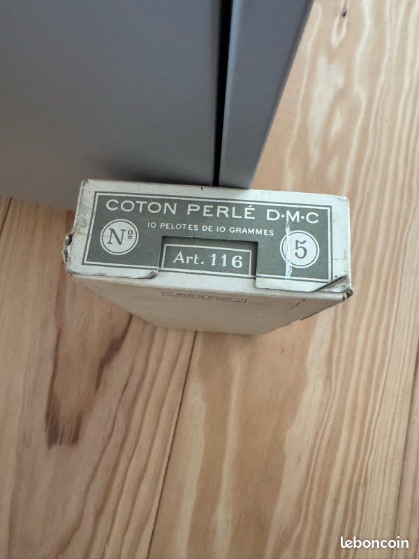 Boîte vide ancienne DMC Mercerie (image 4)