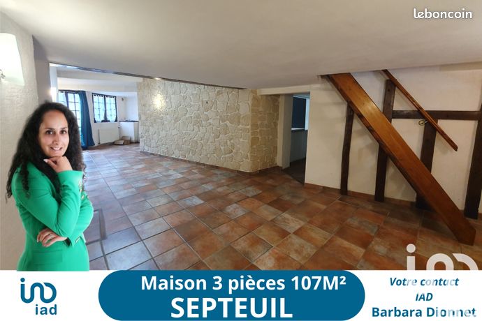 Maison 3 pièces 107 m²