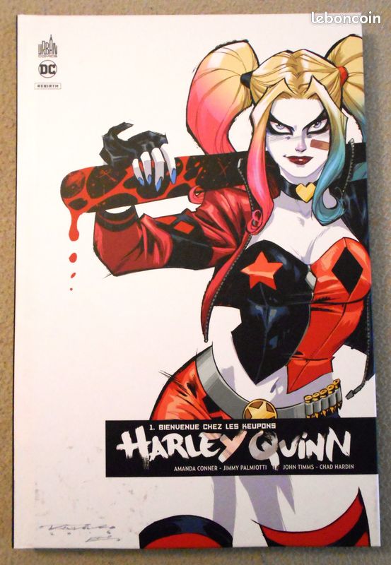 HARLEY QUINN Tome 1 Bienvenue chez les keupons DC Rebirth Comics TBE (image 1)
