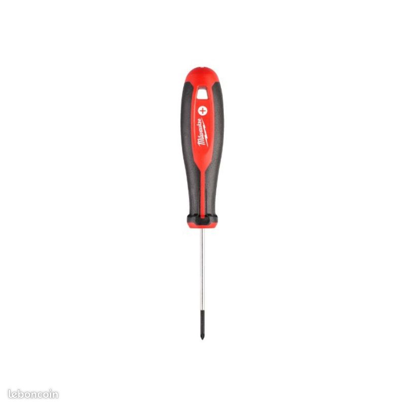 Tournevis cruciforme PZ0x75 mm - MILWAUKEE 4932471790 (image 1)
