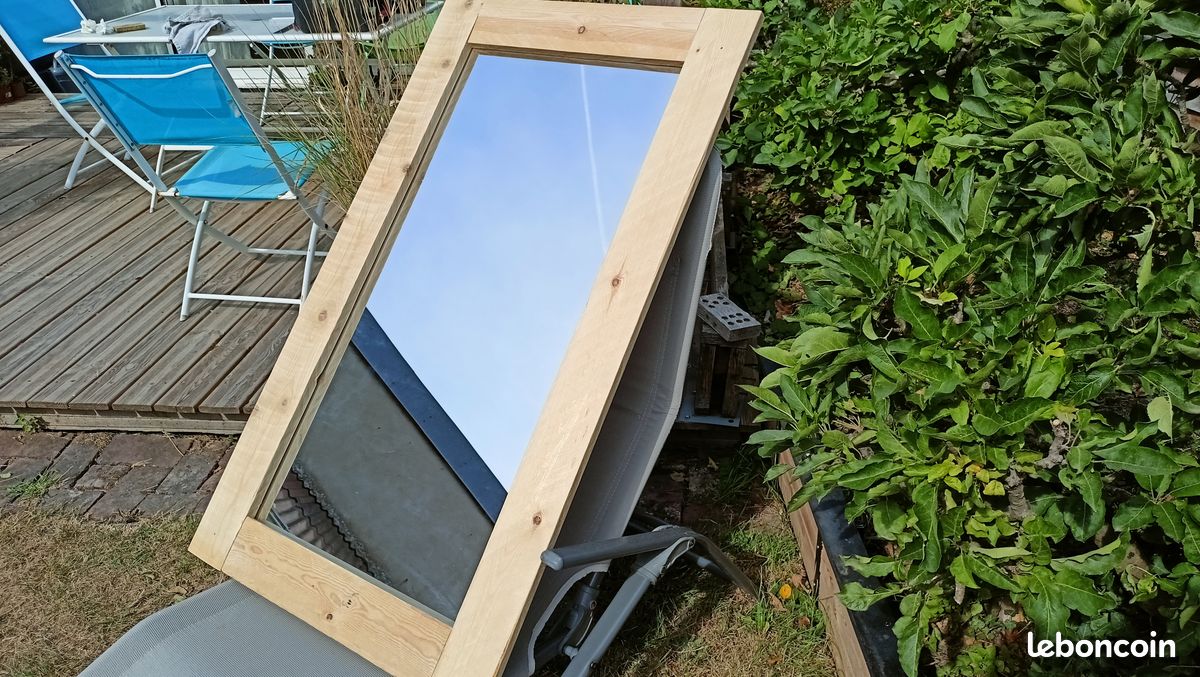 Miroir bois naturel (image 2)