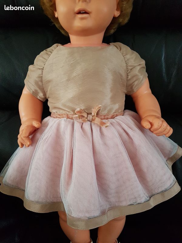 ANCIENNE POUPÉE RAYNAL 38cm - Vers 1960 - Boîte d'Origine - POUET Fonctionne ! EUR 80,00 - FR