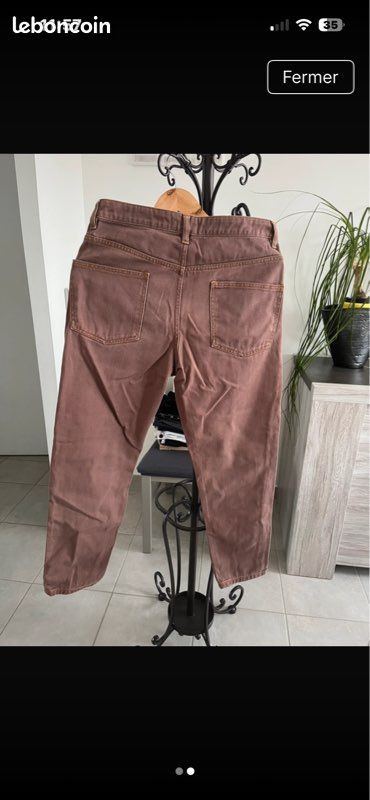 Jean homme Ass, chocolat, très bon état (image 2)