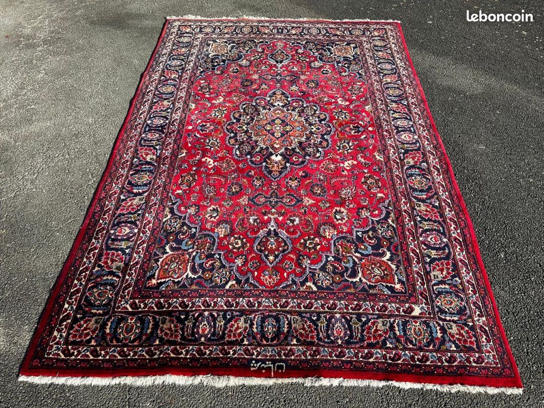 TRÈS BEAU TAPIS PERSAN «TABRIZ » FAIT À MAIN & COMME NEUF! (D'occasion) à pour CHF 176 - avec