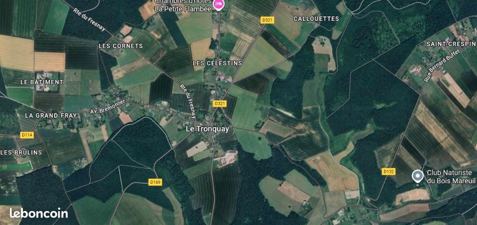 Terrain 1 100 m² Lyons La Foret