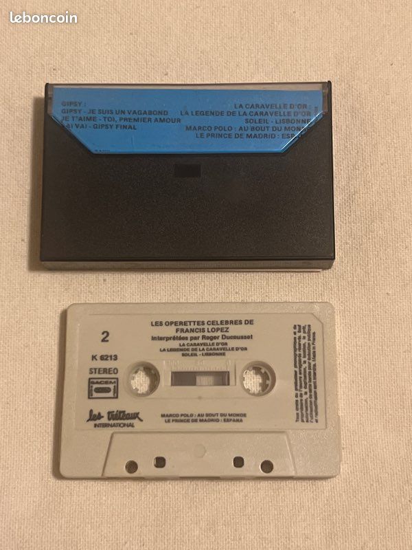 Cassette Audio Les Opérettes Célèbres de Francis Lopez (image 2)