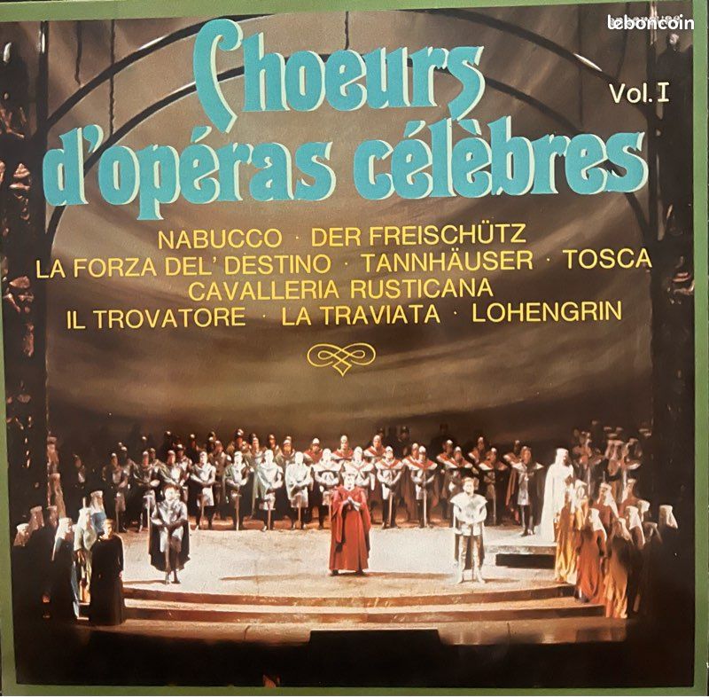 Vinyle 33T « chœurs d’opéras célèbres « vol 1 (image 1)