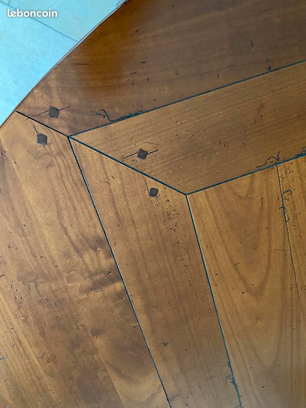 Table ovale merisier de france (image 6)