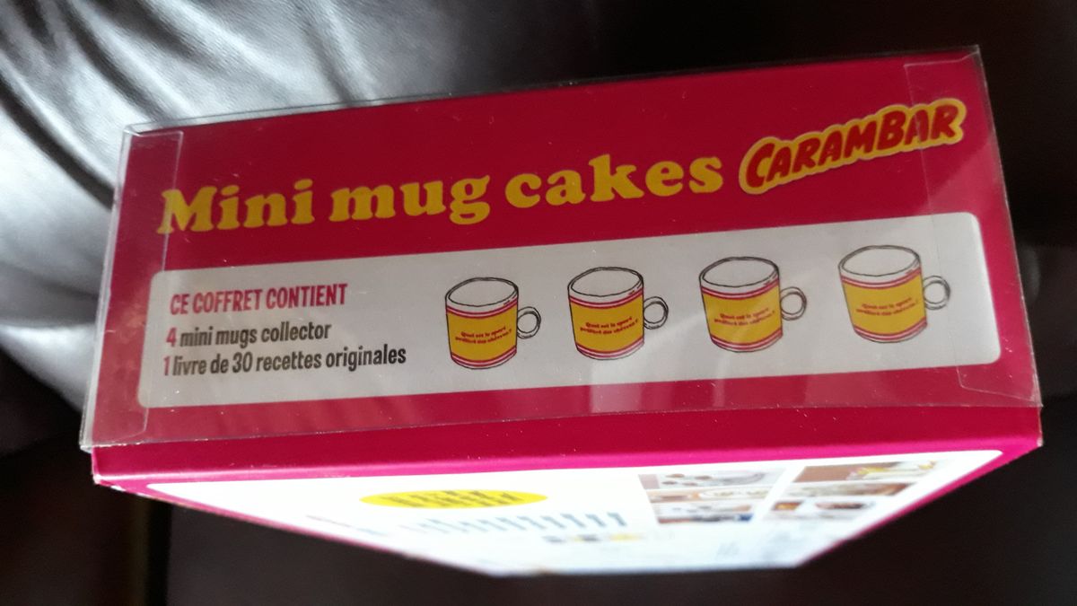 Coffret mini mug cakes carambar tasses et livre | Beebs